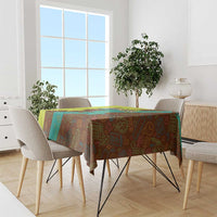 Quality Learning Center Tablecloth with School Supply Doodle Pattern