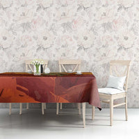 Cowboy Frog Outlaw Tablecloth with Desert Sunset Silhouette Pattern