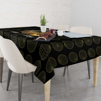 Chimpanzi Bananini Primate Tablecloth with 3D Wireframe Globe Pattern