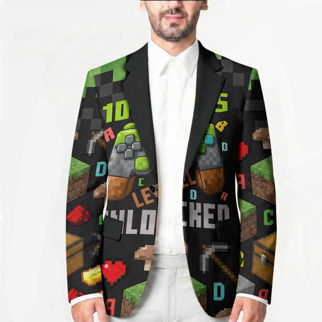 100 Days Level Unlocked Blazer Gaming 100 Days of School Boys
