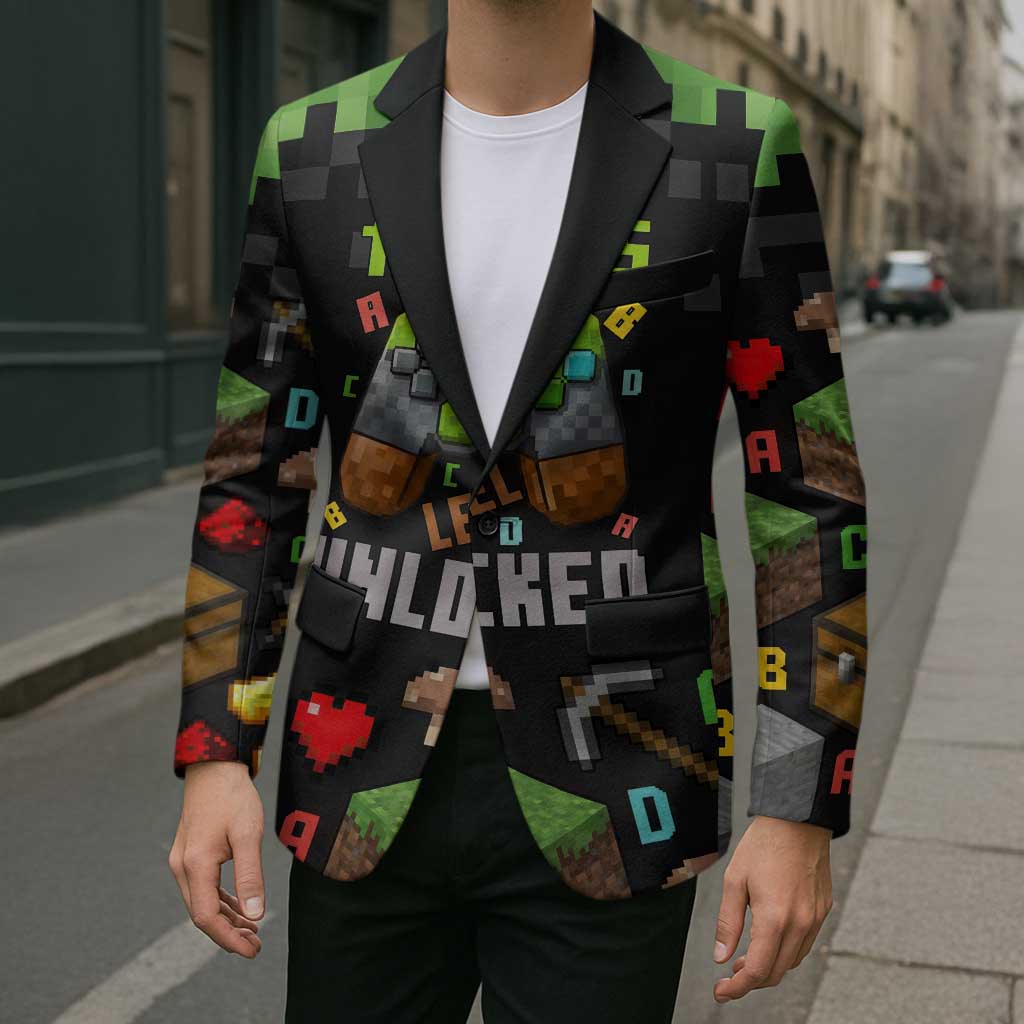 100 Days Level Unlocked Blazer Gaming 100 Days of School Boys
