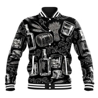 Whisky Neat Baseball Jacket Vintage Bold Statement Design