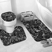 Whisky Neat Bathroom Set Vintage Bold Statement Design