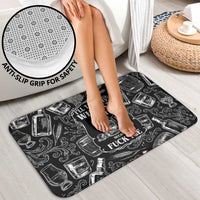 Whisky Neat Bathroom Set Vintage Bold Statement Design