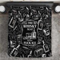 Whisky Neat Bedding Set Vintage Bold Statement Design