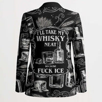 Whisky Neat Blazer Vintage Bold Statement Design