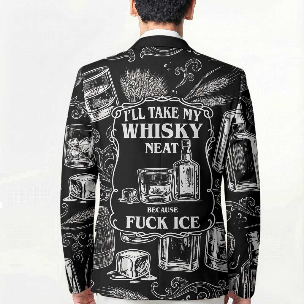 Whisky Neat Blazer Vintage Bold Statement Design