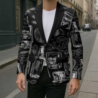 Whisky Neat Blazer Vintage Bold Statement Design