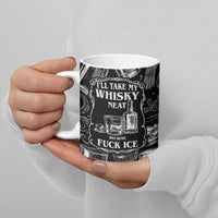 Whisky Neat Ceramic Mug Vintage Bold Statement Design