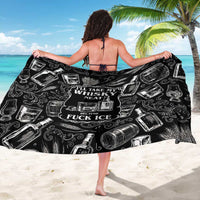 Whisky Neat Sarong Vintage Bold Statement Design