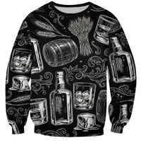 Whisky Neat Sweatshirt Vintage Bold Statement Design