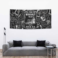 Whisky Neat Tapestry Vintage Bold Statement Design