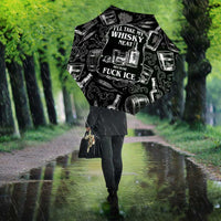 Whisky Neat Umbrella Vintage Bold Statement Design