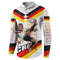 Personalized Germany Football Bear Mascot Button Sweatshirt Germany Flag Eagle Shield Distressed Comic Art