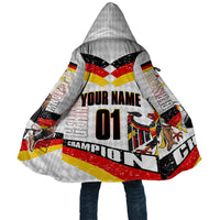 Personalized Germany Football Bear Mascot Cloak Germany Flag Eagle Shield Distressed Comic Art