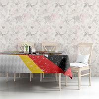 Personalized Germany Football Bear Mascot Tablecloth Germany Flag Eagle Shield Distressed Comic Art