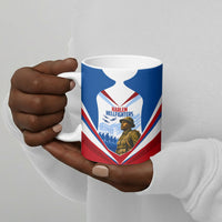 Personalized Harlem Hellfighters Ceramic Mug Vintage WWI Military History Patriotic Art