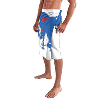 Faroe Islands Lavalava with Viking Ship and Map Silhouette - Wonder Print Shop