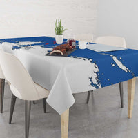 Faroe Islands Tablecloth with Viking Ship and Map Silhouette - Wonder Print Shop