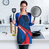 Faroe Islands Apron with Viking Warrior and Longship Design - Wonder Print Shop