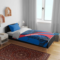 Faroe Islands Bedding Set with Viking Warrior and Longship Design - Wonder Print Shop