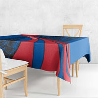 Faroe Islands Tablecloth with Viking Warrior and Longship Design - Wonder Print Shop