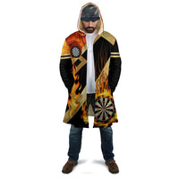 Flaming Dartboard Darts Cloak Personalized Bold Geometric Patterns - Wonder Print Shop