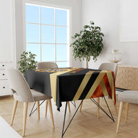 Flaming Dartboard Darts Tablecloth Personalized Bold Geometric Patterns - Wonder Print Shop