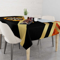 Flaming Dartboard Darts Tablecloth Personalized Bold Geometric Patterns - Wonder Print Shop
