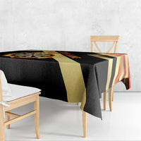 Flaming Dartboard Darts Tablecloth Personalized Bold Geometric Patterns - Wonder Print Shop