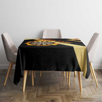 Flaming Dartboard Darts Tablecloth Personalized Bold Geometric Patterns - Wonder Print Shop