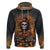 Halloween Skull Hoodie Pumpkin-Themed - Wonder Print Shop