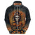 Halloween Skull Hoodie Pumpkin-Themed - Wonder Print Shop