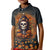 Halloween Skull Kid Polo Shirt Pumpkin-Themed - Wonder Print Shop