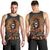 Halloween Skull Men Tank Top Pumpkin-Themed - Wonder Print Shop