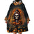 Halloween Skull Wearable Blanket Hoodie Pumpkin-Themed - Wonder Print Shop