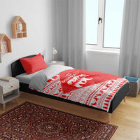 Georgia Christmas Bedding Set with Bear Mountains Forest Pattern and Traditional Georgian Design - Wonder Print Shop
