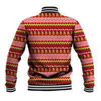 Avo Merry Christmas Baseball Jacket Xmas Holiday Patterns - Wonder Print Shop