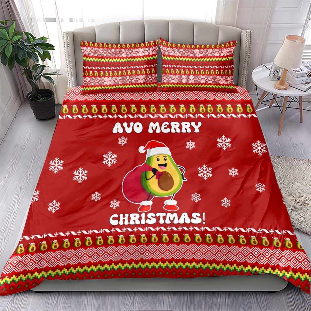 Avo Merry Christmas Bedding Set Xmas Holiday Patterns - Wonder Print Shop