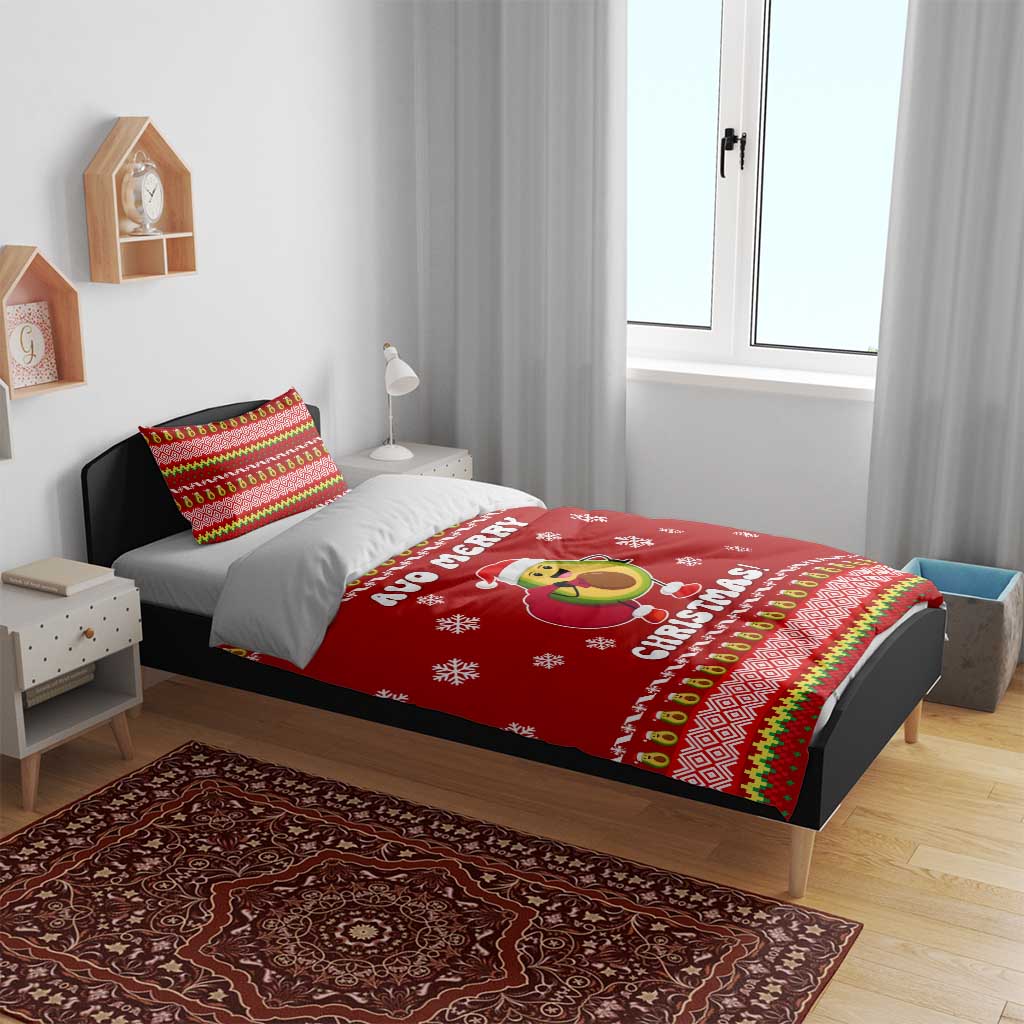 Avo Merry Christmas Bedding Set Xmas Holiday Patterns - Wonder Print Shop