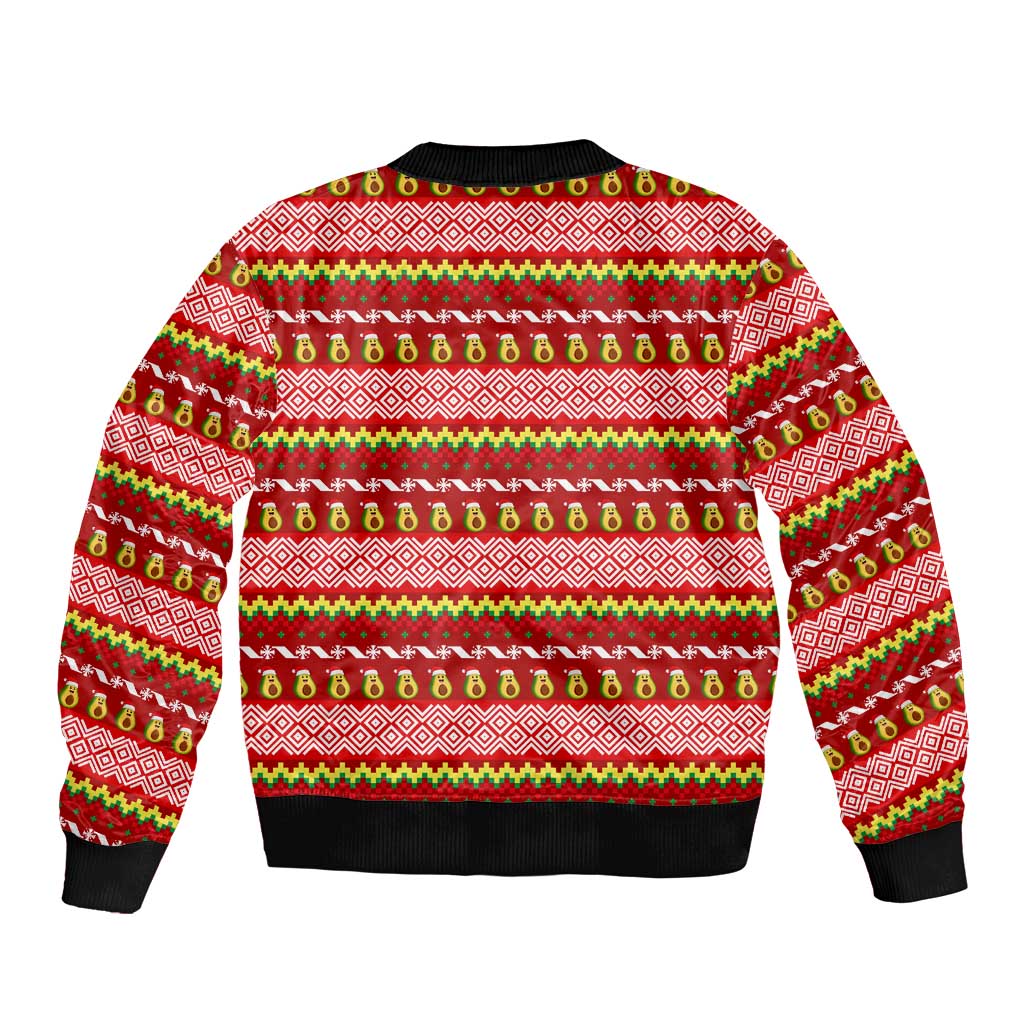 Avo Merry Christmas Bomber Jacket Xmas Holiday Patterns - Wonder Print Shop