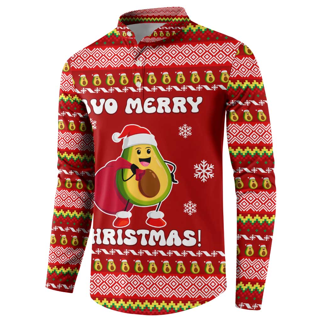 Avo Merry Christmas Button Sweatshirt Xmas Holiday Patterns - Wonder Print Shop