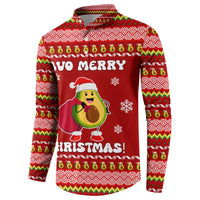 Avo Merry Christmas Button Sweatshirt Xmas Holiday Patterns - Wonder Print Shop