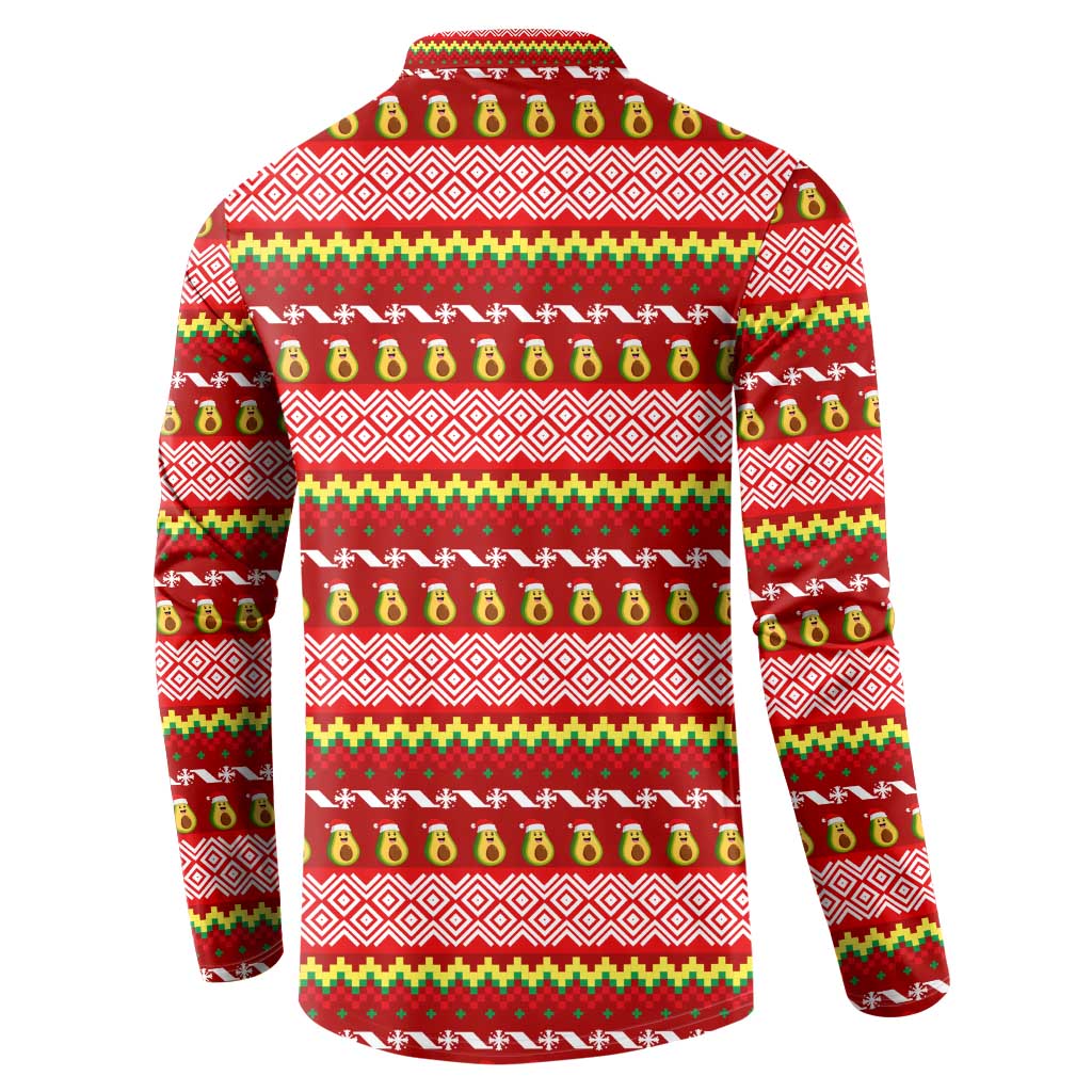 Avo Merry Christmas Button Sweatshirt Xmas Holiday Patterns - Wonder Print Shop