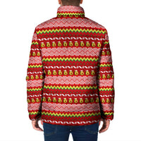 Avo Merry Christmas Padded Jacket Xmas Holiday Patterns - Wonder Print Shop