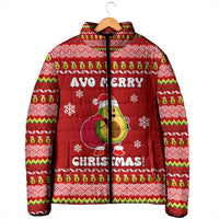 Avo Merry Christmas Padded Jacket Xmas Holiday Patterns - Wonder Print Shop