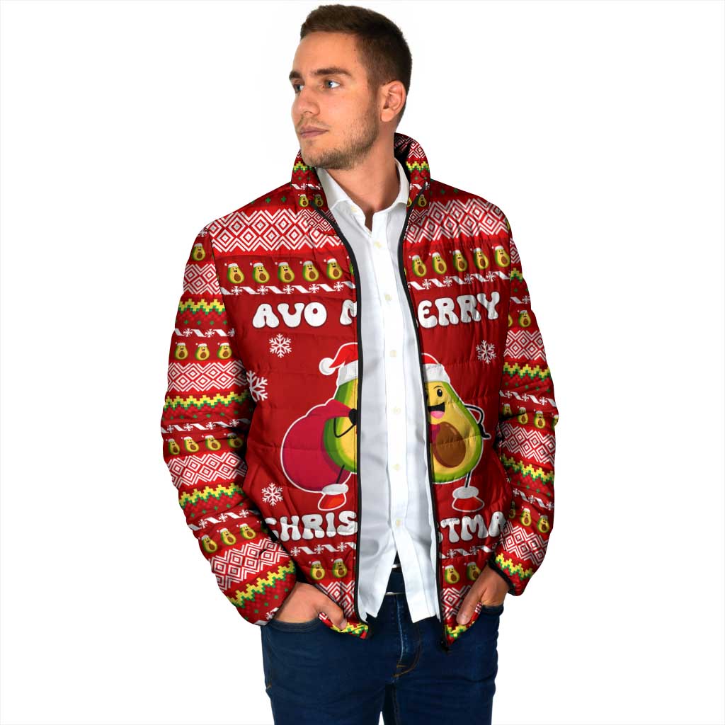 Avo Merry Christmas Padded Jacket Xmas Holiday Patterns - Wonder Print Shop
