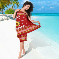 Avo Merry Christmas Sarong Xmas Holiday Patterns - Wonder Print Shop