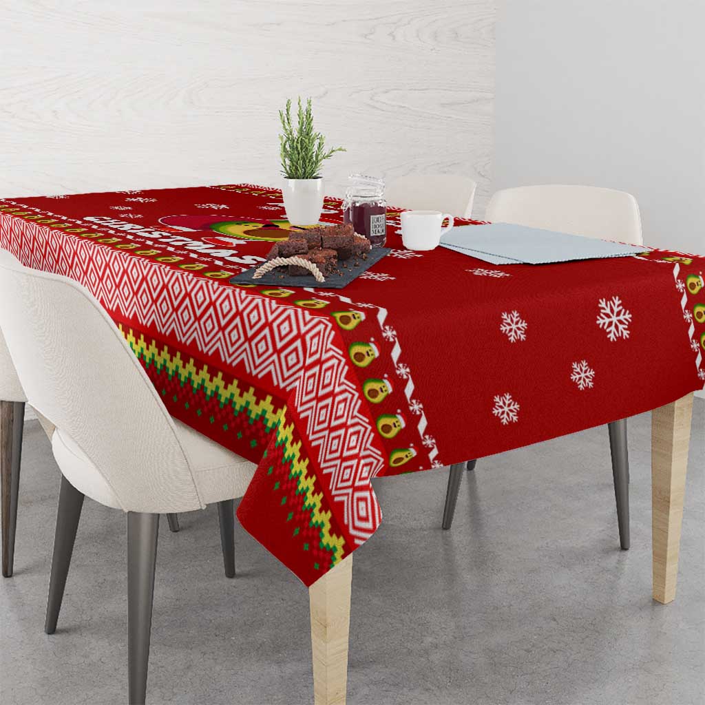 Avo Merry Christmas Tablecloth Xmas Holiday Patterns - Wonder Print Shop
