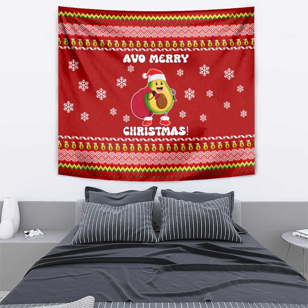 Avo Merry Christmas Tapestry Xmas Holiday Patterns - Wonder Print Shop